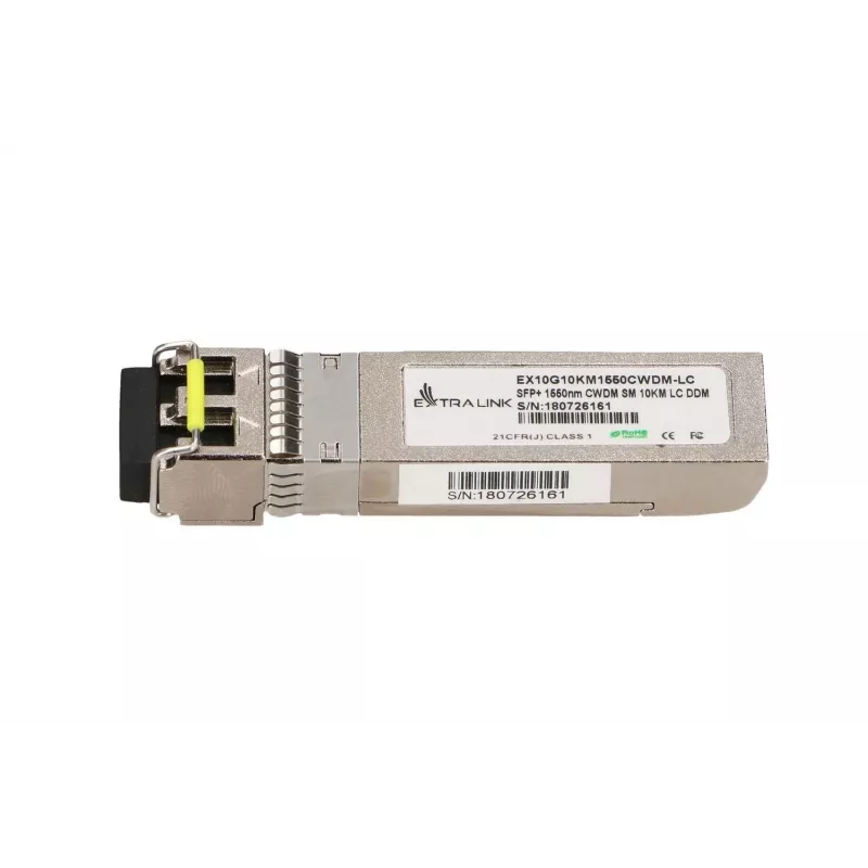 Extralink EX.13698 Tīkla raiduztvērēja modulis Optiskās šķiedras 10000 Mbit/s SFP+ 1550 nm (EX.13698)