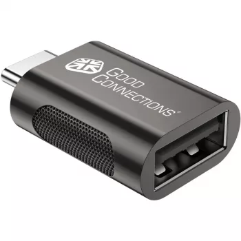 Good Connections adapteris USB 3.2 Gen.1 3.0 spraudnis C uz USB-A ligzdu cinkota metāla korpusā (USB-AD302)