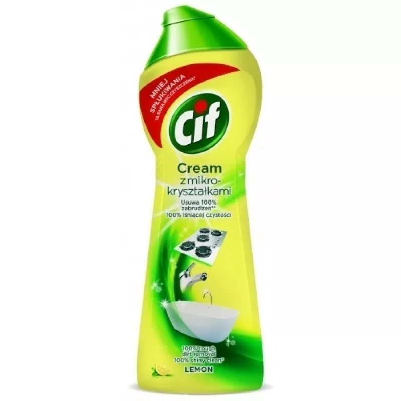 CIF citronu tīrīšanas krēma tīrītājs, 500 ml
