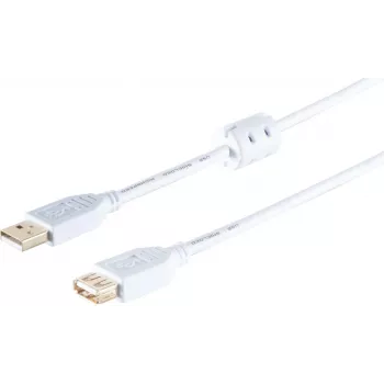 USB ātrgaitas 2.0 pagarinātāja kabelis ShiverPeaks 77120-WF ar ferīta savienotāju