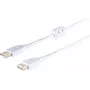 USB ātrgaitas 2.0 pagarinātāja kabelis ShiverPeaks 77120-WF ar ferīta savienotāju
