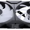PHANTEKS M25 Gen2 PWM D-RGB 140mm ventilatoru 3 gab. komplekts, melns