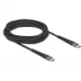 USB kabelis DeLOCK 81126 USB 2.0 3 m USB C melns