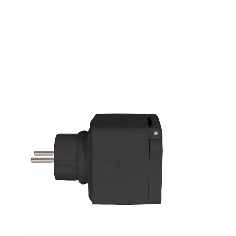 Smart Plug Denver PLO-108 Melns Outdoor IP44 Wired Wireless