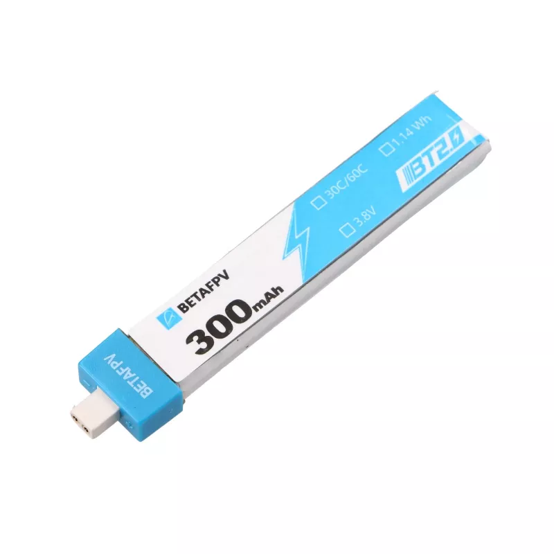 BetaFPV BT2.0 1S Drone Battery Set 300mAh 8-pack, 3.8V