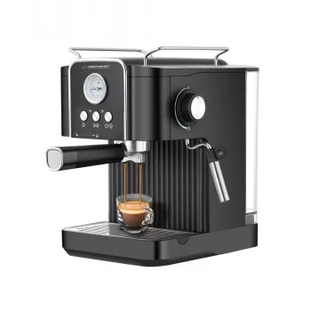 Espresso kafijas automāts ESPERANZA EKC010 — 1,8 L ūdens tvertne, 850 W, 20 bāri, iebūvēts piena putotājs