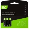Ni-Mh akumulatori AA R6 2600mAh x16