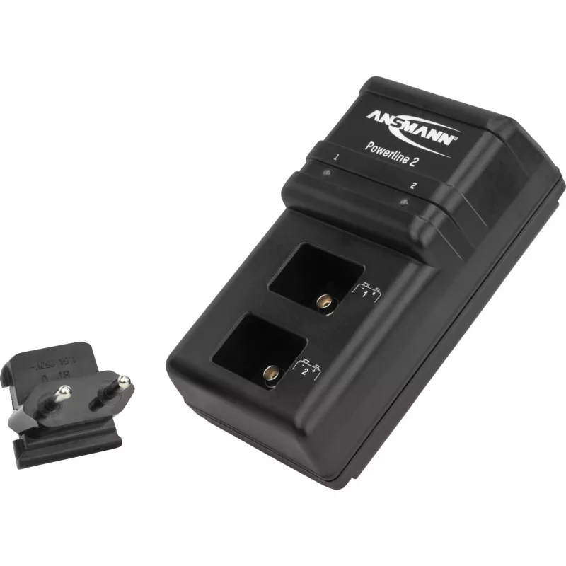 ANSMANN POWERline 2 - akumulatora lādētājs - 2x9V (5107043)