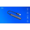 USB centrmezgls SAVIO AK-70, 7 portu USB 3.0, 4 lietojami porti, USB Type-A resursdators, 5 Gbit/s pārsūtīšana, garantija 2 gadi