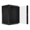 Sienas skapis LANBERG WF01-6618-10B, 18U, 600×600×907 mm, melns, 60 kg