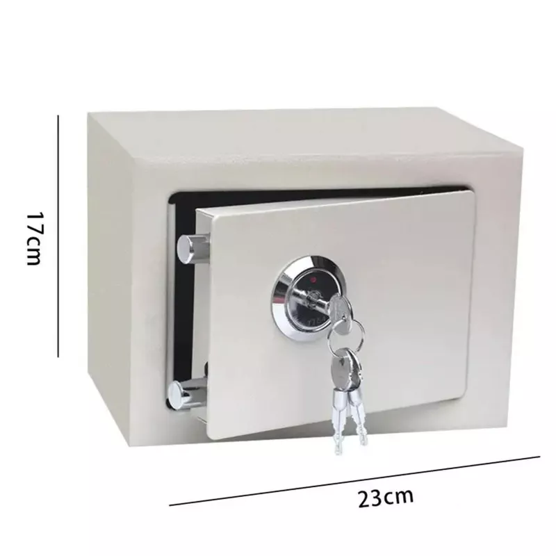 Extralink Home | Home Safe | biroja, atslēgu seifs, seifs, balts, S-404