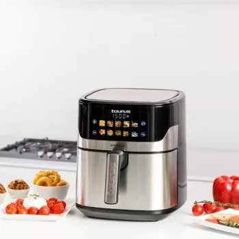 Gaisa fritieris Taurus Air Fry 7S 1600W 6.5L, nerūsējošais tērauds, 8 programmas, 80–200°C, skārienvadība