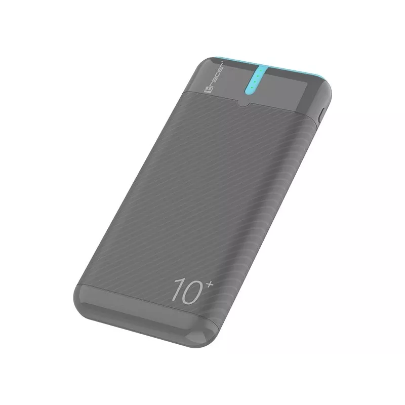 PowerBank EnerGo 10000mAh pelēkzils