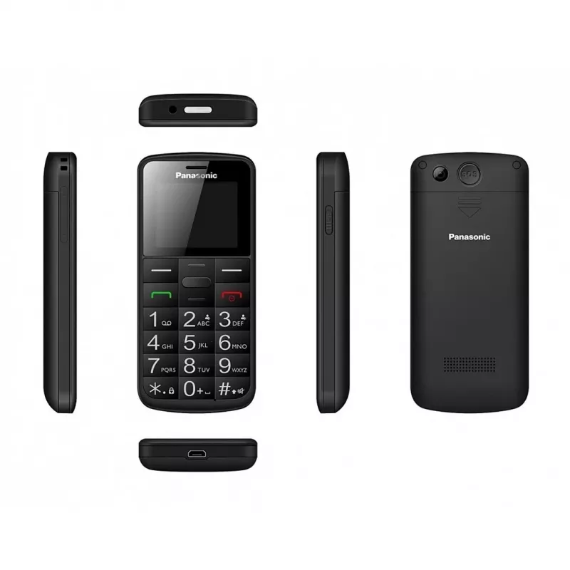Mobilais telefons senioriem KX-TU110 melns