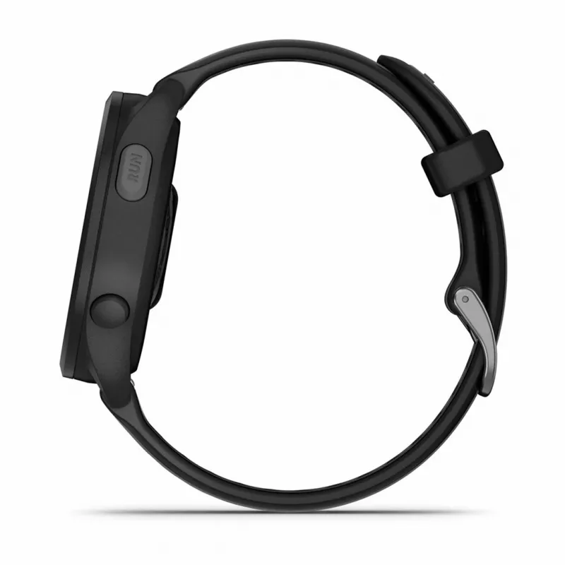 Garmin Forerunner 165 Music - Melns - Sporta pulkstenis ar siksniņu - Silikons - Slānekļpelēks - Plaukstas locītavas izmērs: 126-203 mm - Displejs 3 cm (1,2) (010-02863-30)