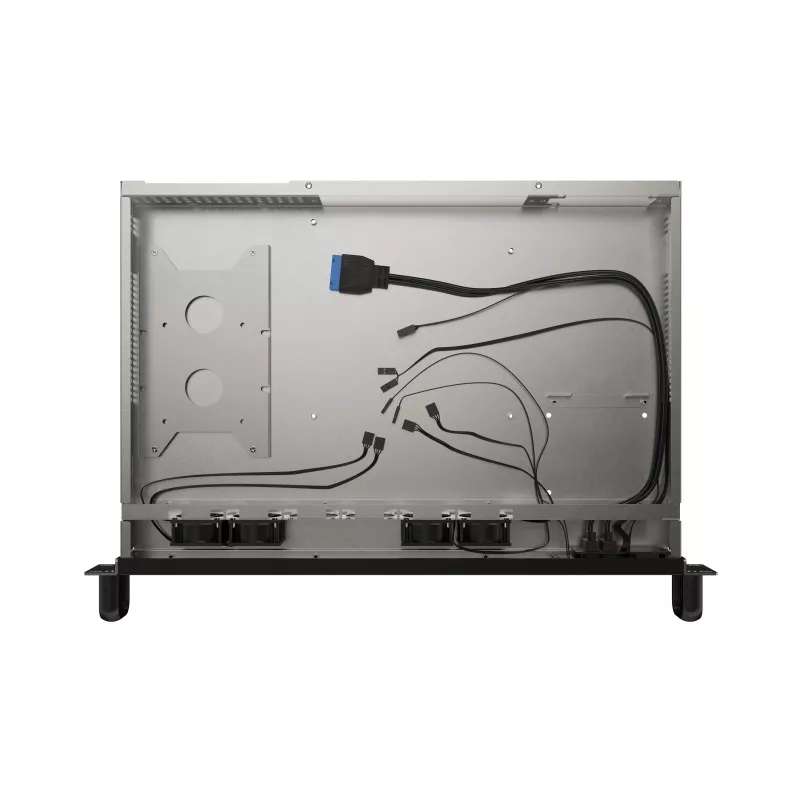 Rack Chassis Lanberg SC01-3001-10B 1U Melns 4 Fans