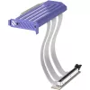 PCIe 5.0 Hyper Riser kabelis no HYTE, modelis ACC-HYTE-PCIE50-TM, 20 cm, violeti balts