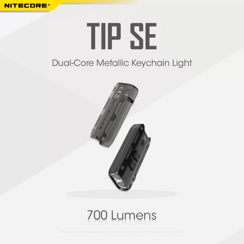 Nitecore TIP SE Melns rokas lukturītis LED