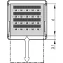 SCHROFF 19SHELF TELESCOPIC 2U1000D RAL7021 - statīvu aksesuārs (27230109)