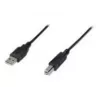 Digitus ASSMANN - USB kabelis - USB Type A, 4-pin (M) - USB Type B, 4-pin (M) - 50 cm (USB/USB 2.0) - Melns (AK-300105-005-S)