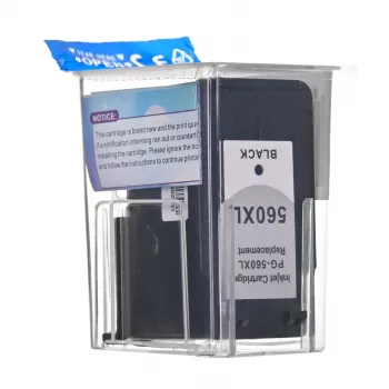 Tintes kasetne Superbulk SP-PG560XL — melna, augstas ražības, saderīga Canon PG-560XL
