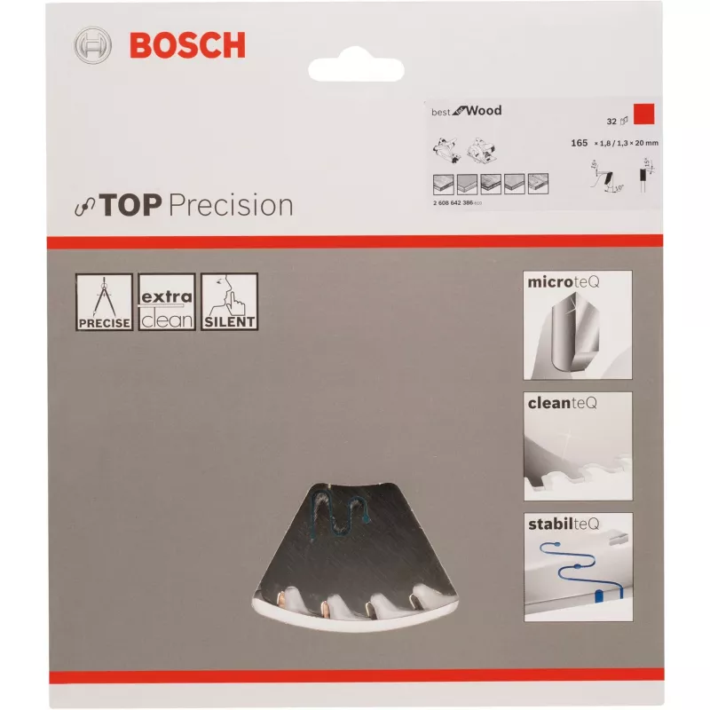 Bosch 2608642386 ripzāģa asmens 16,5 cm