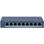 Tīkla slēdzis Hikvision DS-3E1309P-EI(B) 8 portu 100 Mbps ar 110W PoE