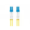 Optiskās šķiedras kabelis LANBERG FO-LULU-SD11-0030-YE, 3 m, G.657.A1, LC–LC, dzeltens