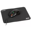 Spēļu pele A4Tech X-7120 USB Type-A piemērota abām rokām 2000 DPI, 3 ms, vadu, melna