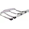 Seriālais kabelis DeLOCK 89268 0,4 m DB-9 vīrišķais