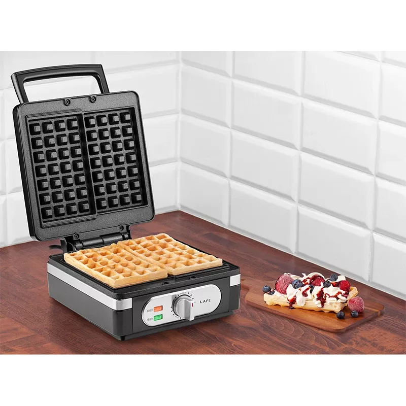 Vafeļu panna LAFE WaffleMaster GFB-003 1400W ar nepiedegošām plāksnēm