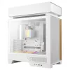 Desktop PC case DeepCool CL6600 WH — balta, supports ATX/PS2/SFX/SFX-L PSUs, 140 mm front, 120/140 mm top/rear, 2.5 inch & 3.5 inch drives