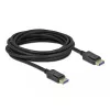 Delock - DisplayPort kabelis - DisplayPort (vīriešu) uz DisplayPort (vīriešu) - DisplayPort 2.0 - 3,0 m - Atbalsta 10K 60 Hz (10 240 x 4320) - Melns (80263)