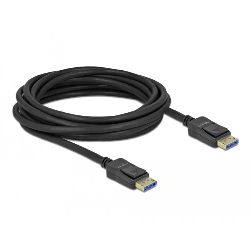 Delock - DisplayPort kabelis - DisplayPort (vīriešu) uz DisplayPort (vīriešu) - DisplayPort 2.0 - 3,0 m - Atbalsta 10K 60 Hz (10 240 x 4320) - Melns (80263)