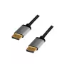 DisplayPort kabelis LogiLink CDA0100 1 m melns pelēks