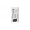 PC Case DeepCool CG580 4F V2 Midi Tower balta — ATX, rūdīts stikls, 3x120mm sānu ventilatori, 360mm sānu radiatora atbalsts