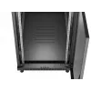 19 collu statīva skapis LANBERG FF01-6222-23B 22U 600x1200 mm melns ar perforētām durvīm