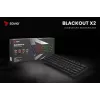 Mehāniskā spēļu tastatūra SAVIO MelnsOUT X2 BROWN 61 taustiņi 60% USB QWERTY RGB Outemu Brown