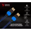 Savio GCL-02 HDMI kabelis 1,8 m HDMI Type A (standarta) Melns,Zils
