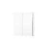 TP-Link Tapo Smart Light Switch 2-Gang 1-Way, Tilt, balta, 91.5 mm, 100.5 mm, 55.5 mm, 200 g