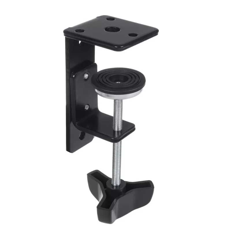 Monitora stiprinājums MACLEAN MC-860 galda stiprinājums 27 collu (68,6 cm) ekrāniem, VESA 75x75–100x100, maks. slodze 8 kg, melns