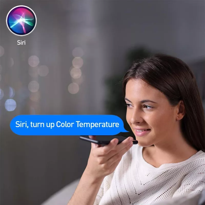 Viedā WiFi spuldze Tellur TLL331341 9 W RGB regulējama — Wi‑Fi RGB LED 9 W, regulējama