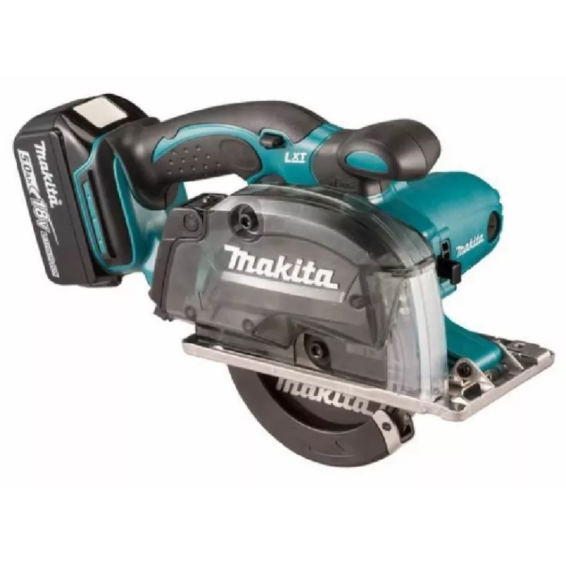 Makita DCS552RTJ pārnēsājamais ripzāģis 13,6 cm Melns, Piparmētru krāsa 3600 RPM