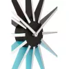 NeXtime klok 3051bl Nova, Ø50 cm, sienas, melns/zils