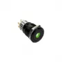 DimasTech Vandalizācijas izturīgs slēdzis/poga 19mm Melnsline Dot RGB PD218