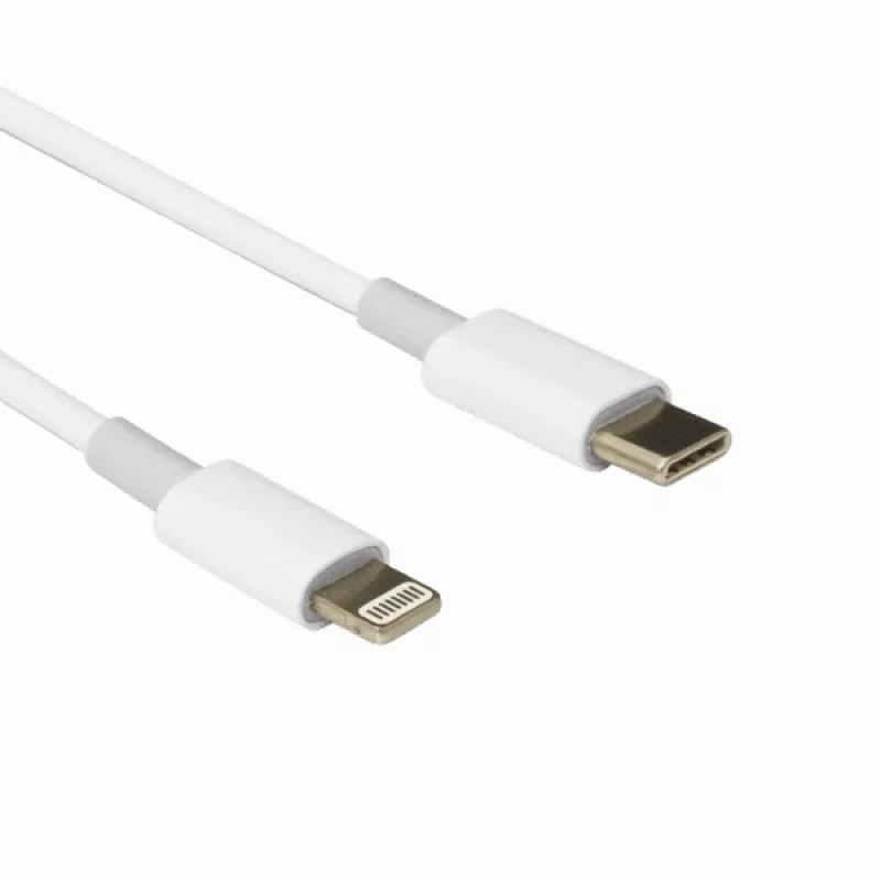 Sbox iPH./8pin M.->TYPEC M. 1M TYPEC-IPH7 balta