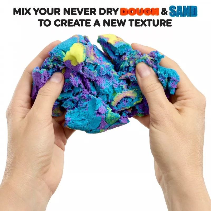 Kinetic sand Wonder Factory Never Dry Sand Bag, violeta Teal