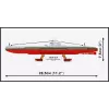 Plastmasas modelis Cobi Polish Submarine ORP Sep mērogā 1:300 (COBI-4856)