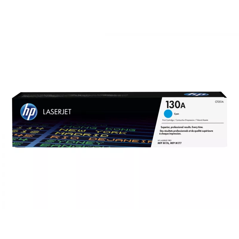 HP 130A Ciāna oriģinālā LaserJet tonera kasetne, 1000 lappuses, ciāna, 1 gab.