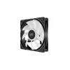 120 mm ventilators DeepCool RF120W — 1300 RPM, 1,32 mmH2O, caurspīdīgi melns
